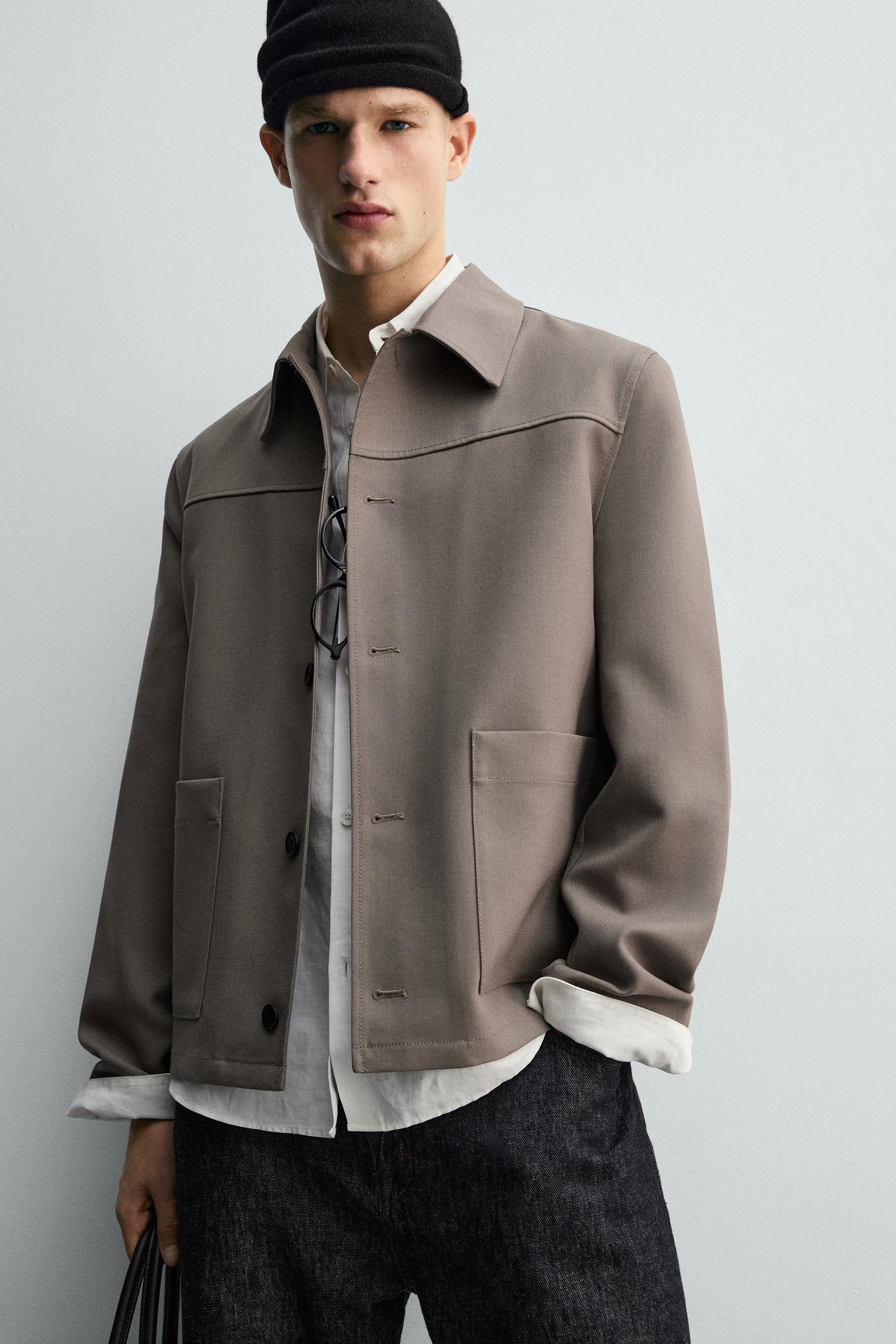 RELAXED FIT POCKET OVERSHIRT